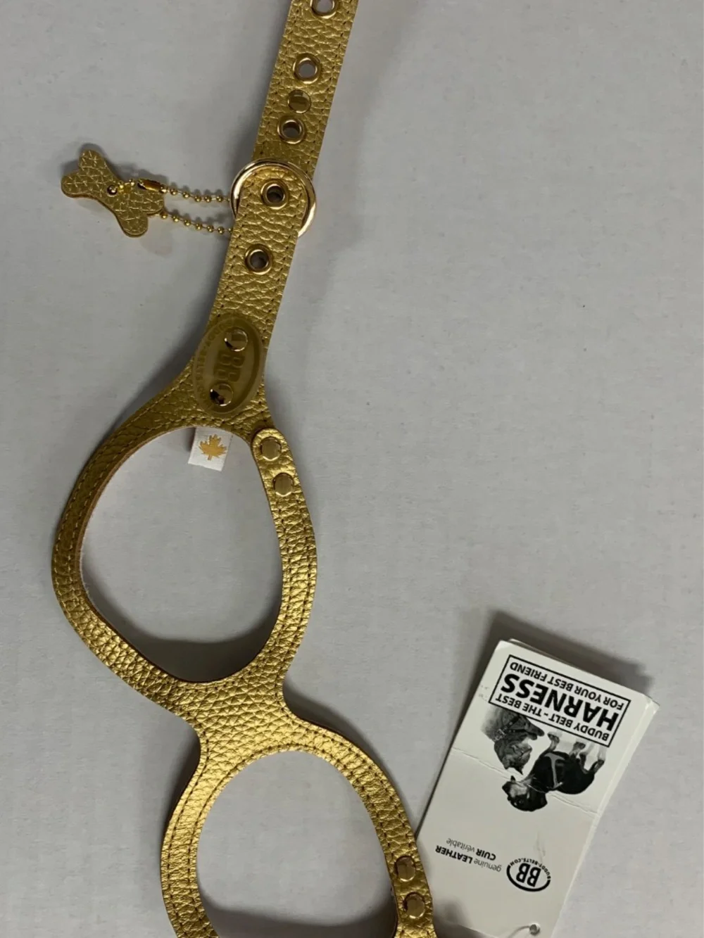 NWT BuddyBelt Gold Nugget Elite Dog Harness SIZE 3 - Picture 3 of 5